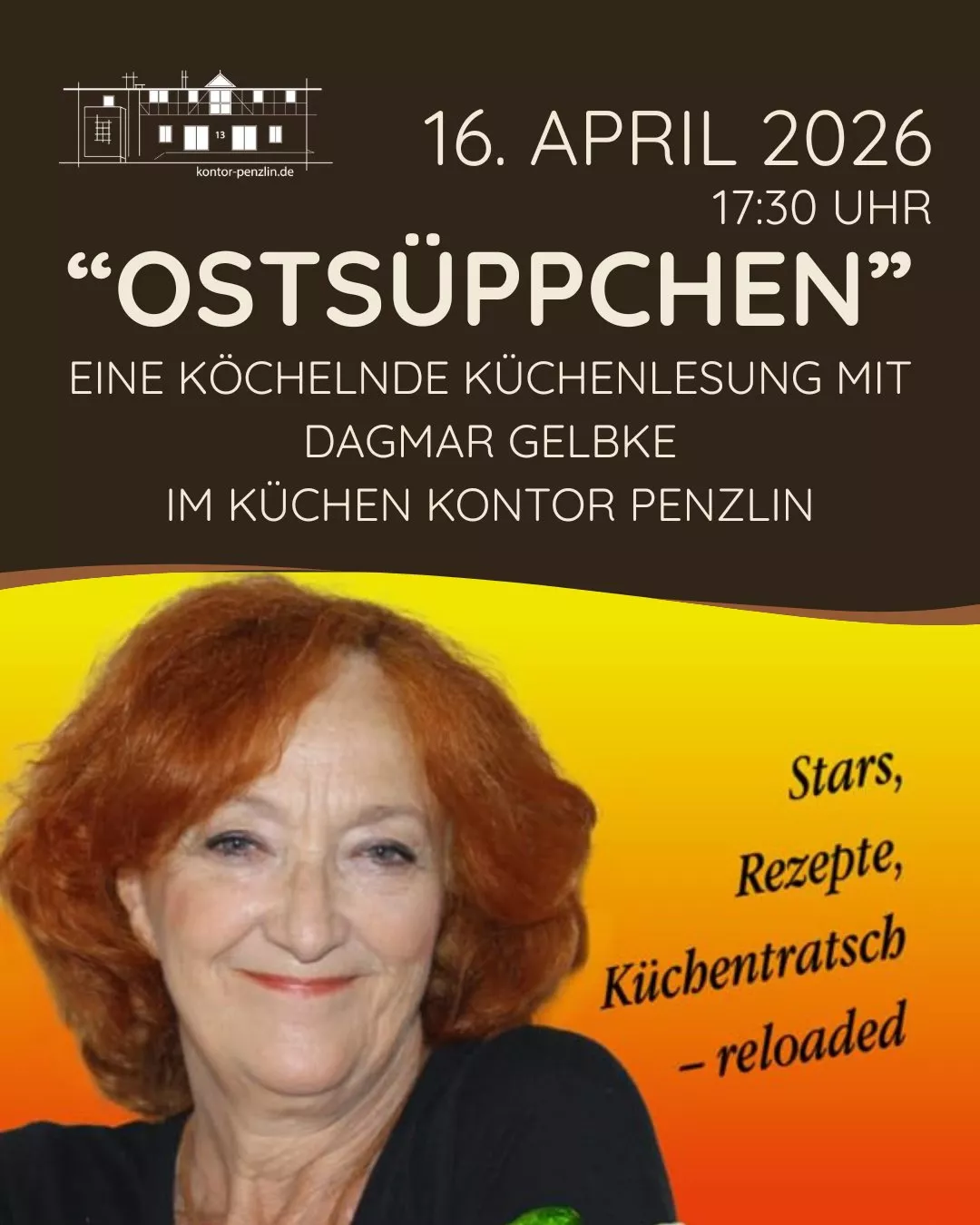 Ostsüppchen - Küchenlesung mit Dagmar Gelbke