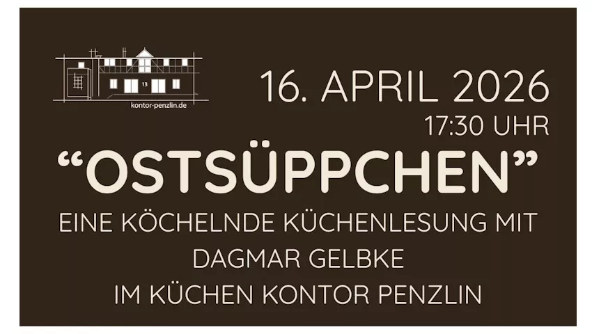 Ostsüppchen - Küchenlesung mit Dagmar Gelbke Ostsüppchen - Küchenlesung mit Dagmar Gelbke