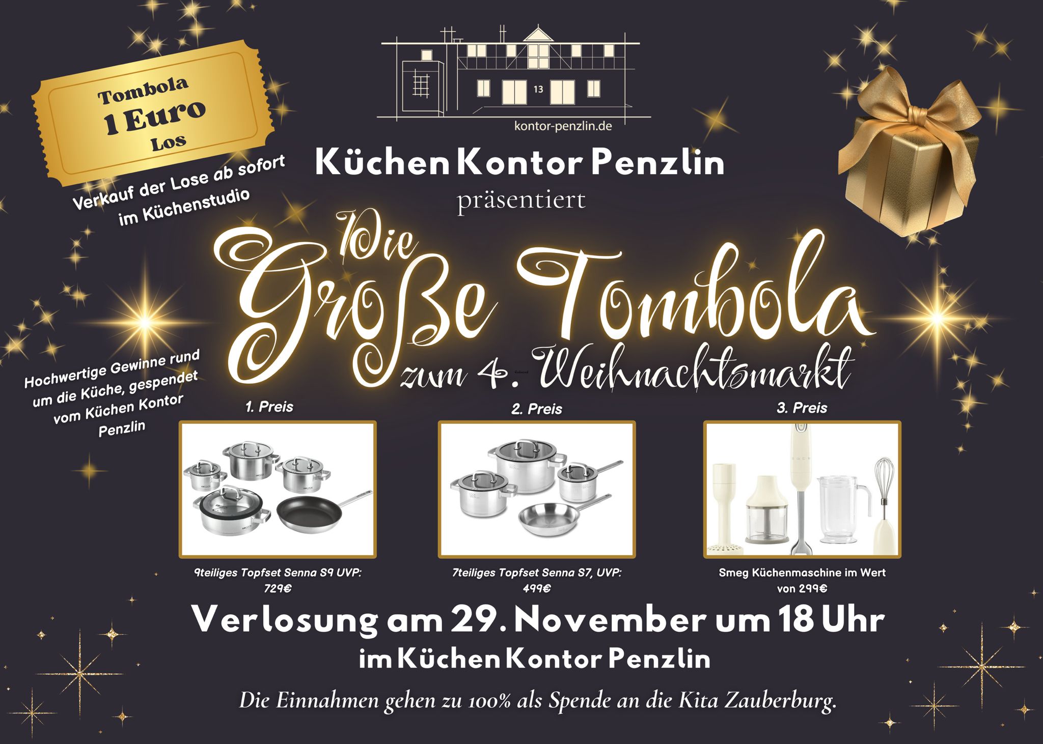 4. Weihnachtsmarkt im Küchen Kontor Penzlin